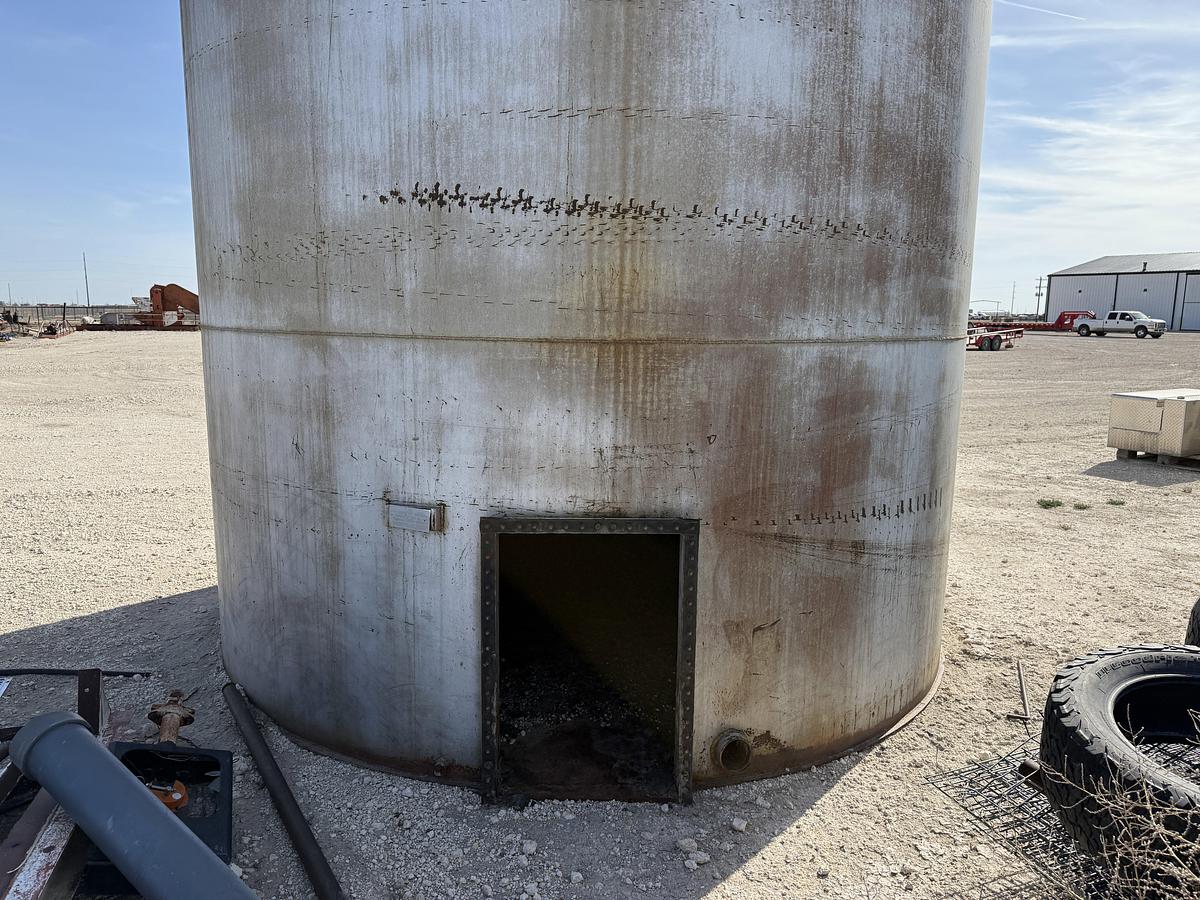 Used 1988 PERMIAN TANK & MANUFACTURING CO. 12’ DIA X 20’ H 400 BBL CRUDE OIL STORAGE TANK