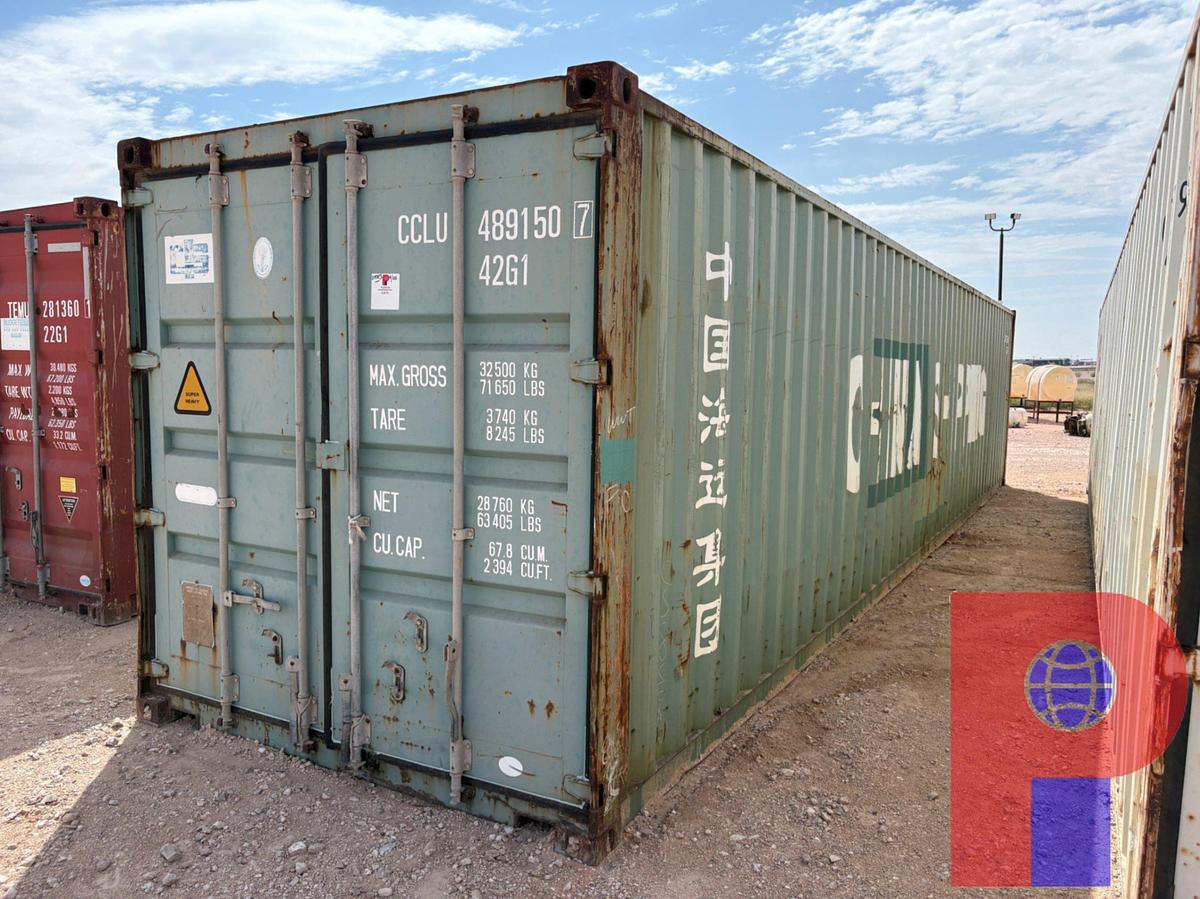 Used 40’ X 8’ X 8.5’ SEA CONTAINER