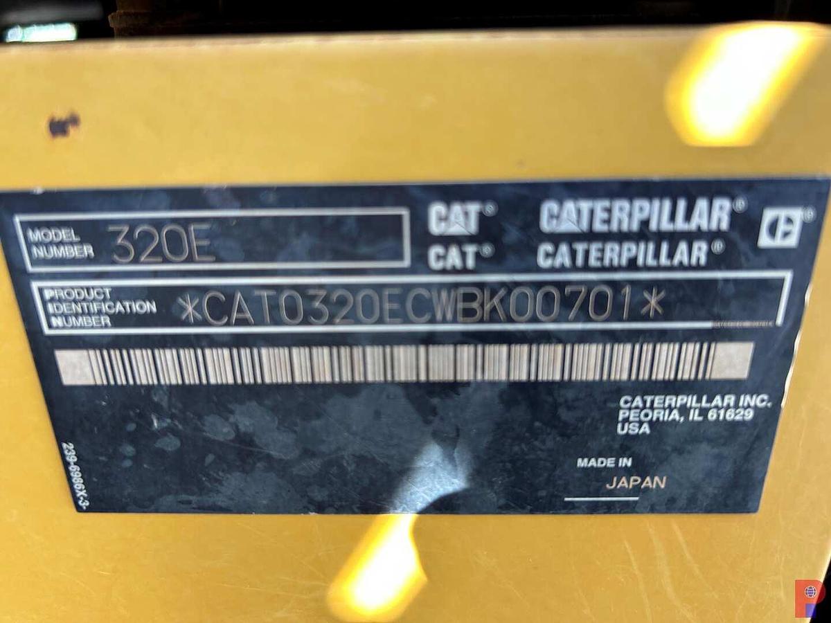 Used 2012 CATERPILLAR 320E CRAWLER EXCAVATOR