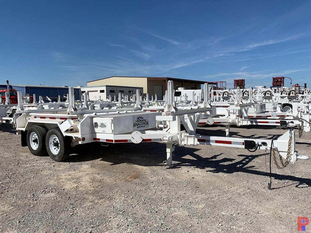 Used 2017 BROOKS BROTHERS TRAILERS 21’ T/A PINTLE HITCH POLE TRAILER