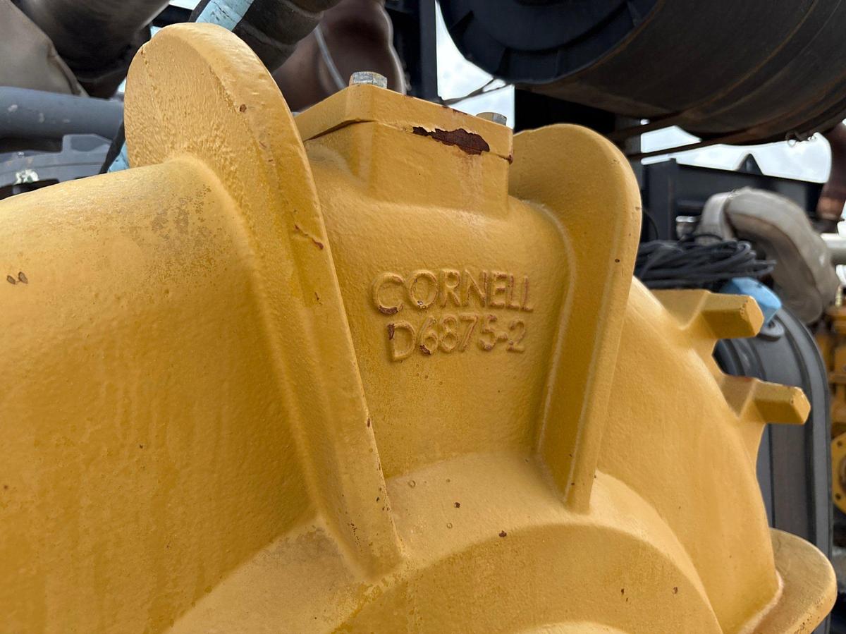 Used Cornell D6875-2 6x8 water transfer pump mtd on t/a bumper pull trailer