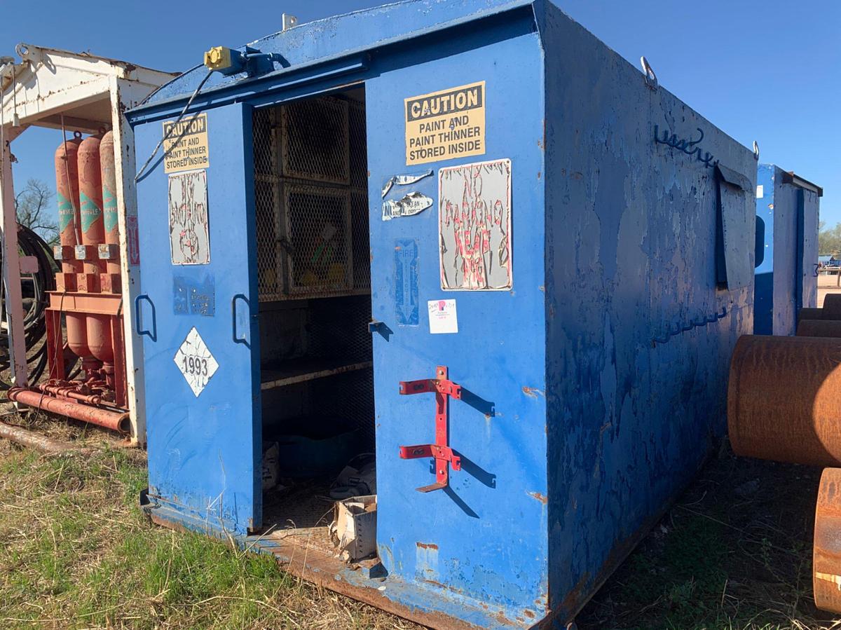 Used 15’ L x 8’ W x 9’ T Skidded Tool House