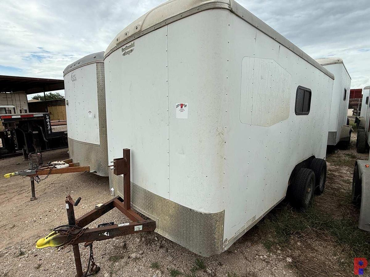 Used 2015 FOREST RIVER 14’ T/A BUMPER PULL CREW / DOGHOUSE TRAILER