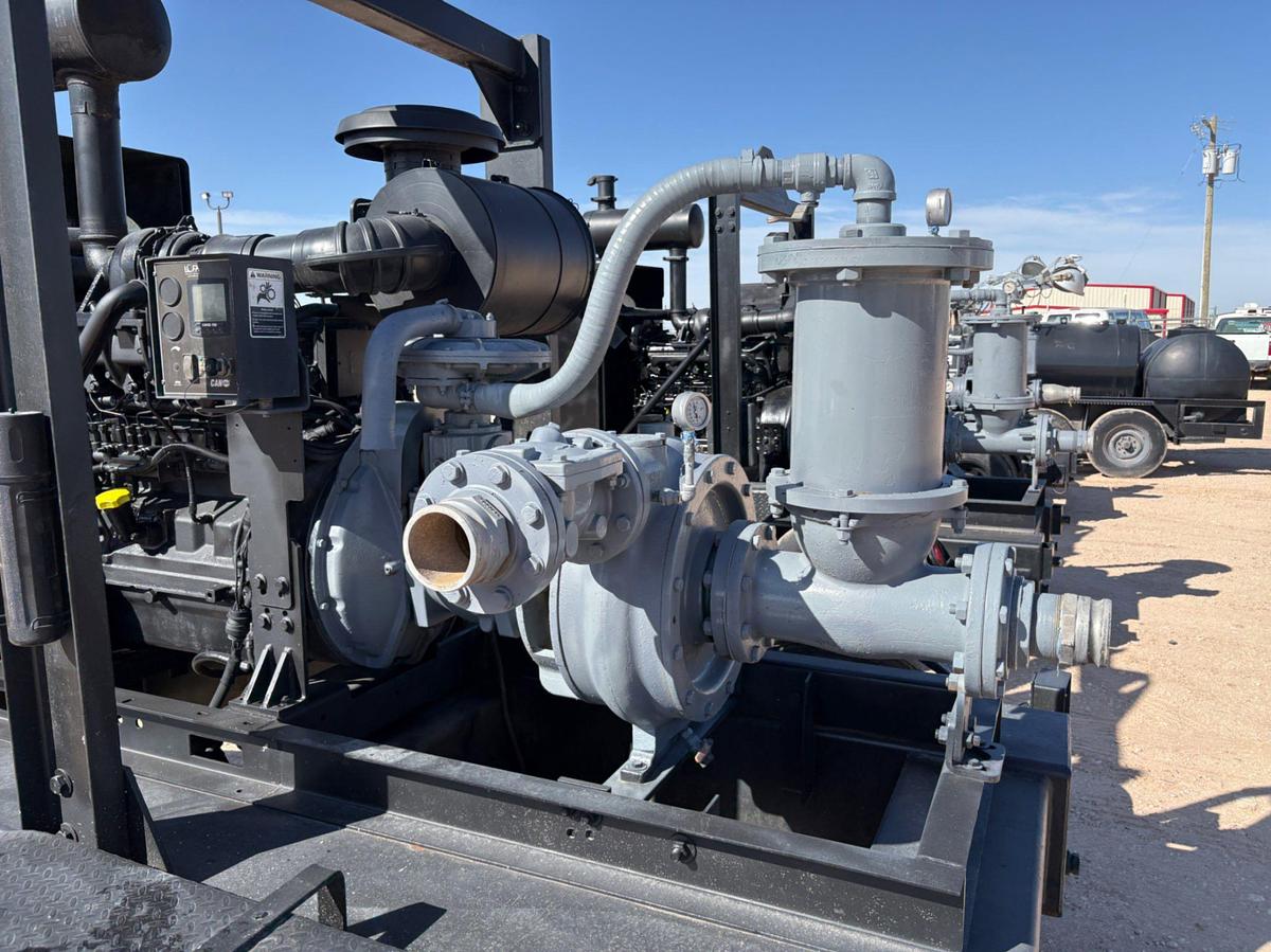 Used Pioneer prime series 6X4X17 cent pump mtd on t/a bumper pull trailer