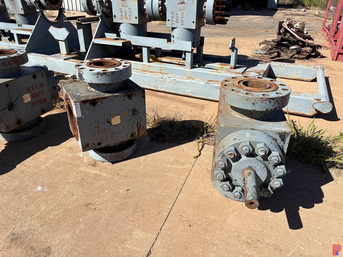 Used (2X$) (2) JF 7-1/16” 10K HYDRAULIC FRAC VALVE BODIES