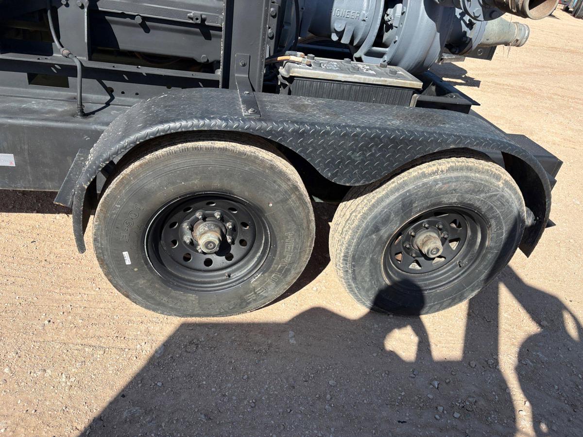 Used Pioneer prime series 6X4X17 cent pump mtd on t/a bumper pull trailer