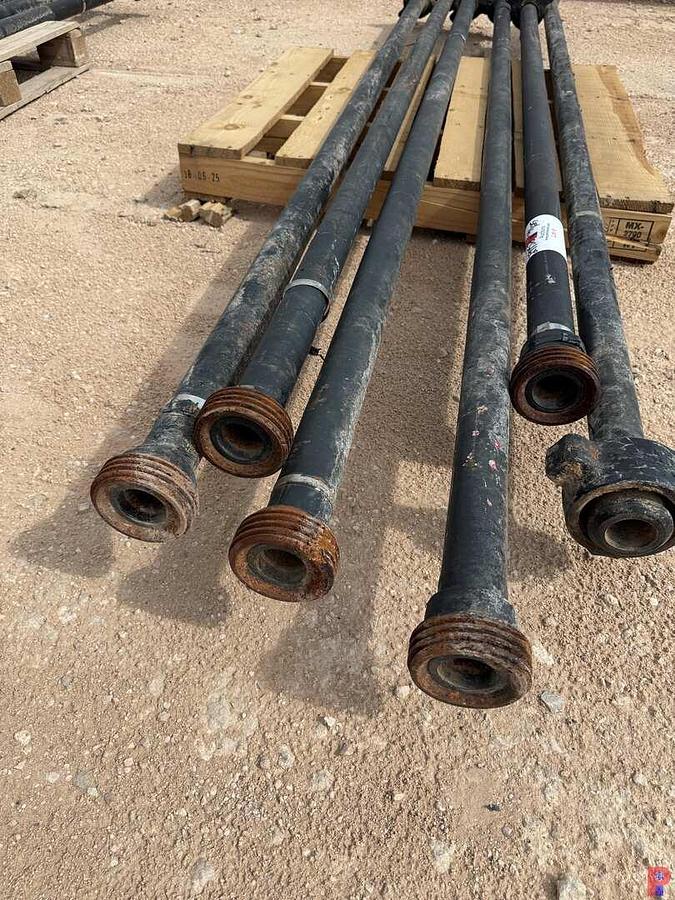 Used (6 X $) ASSORTED 8’ -10’L 2”FIG 1502 FLOW IRON (2022 BAND)