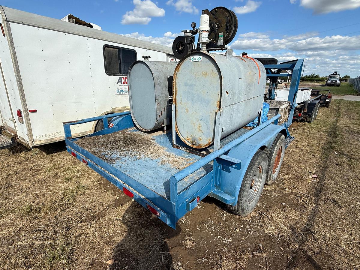 Used 2009 PARKER TRAILERS 12’ X 82” T/A FLATBED GOOSENECK TRAILER