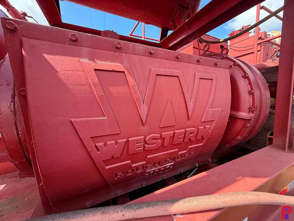 Used WESTERN ROUGH RIDER 1000 HP 10K TRIPLEX DOUBLE PUMP TRAILER