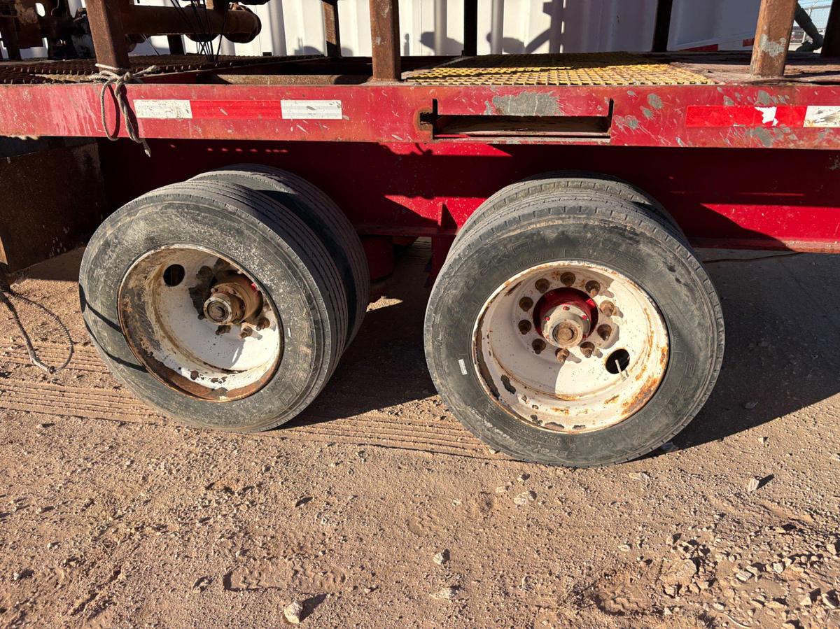 Used GASO TRIPLEX PUMP MTD ON 45’ T/A STEPDECK TRAILER