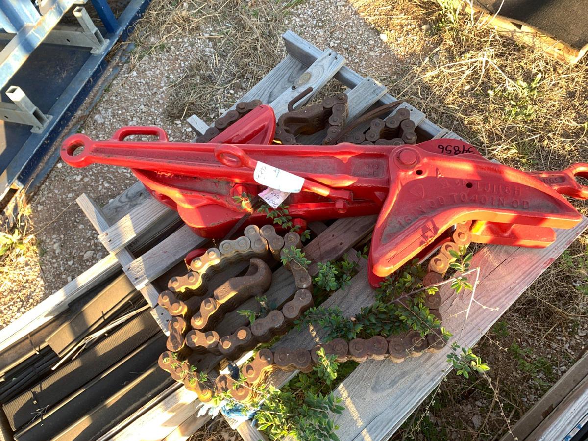 Used Petol 16” OD to 40” OD Heavy Manual Bull Tongs