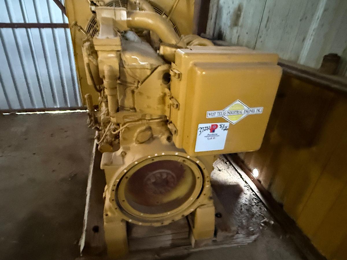 Used Caterpillar 3406TA DIESELENGINE W/ RADIATOR