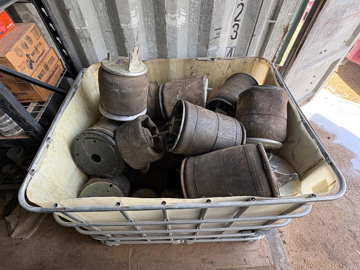 Used Entire contents of parts container