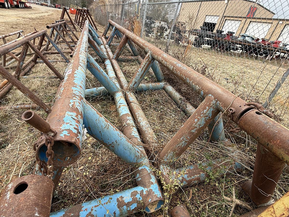 Used (2 X $) 30’ X 38” TRIANGULAR PIPE RACKS