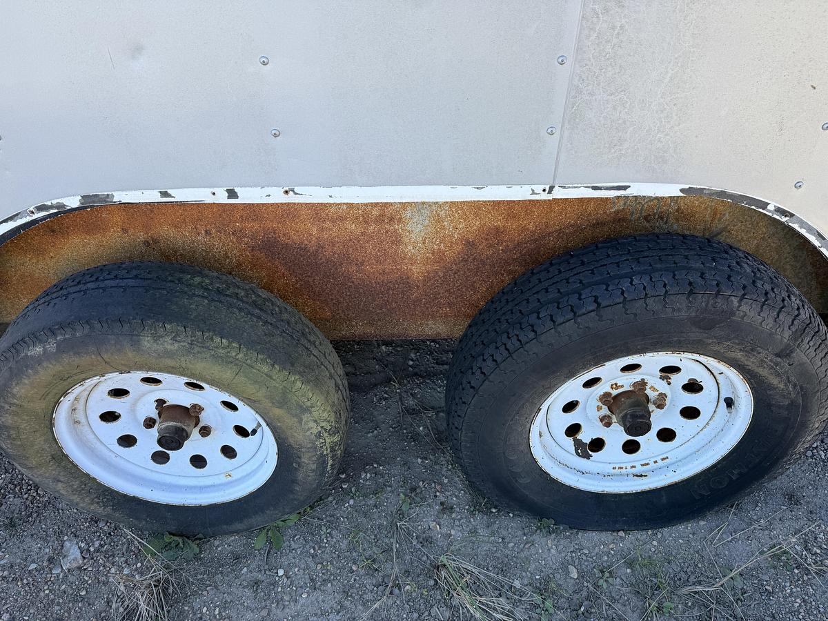 Used 12’ T/A BUMPER PULL DOGHOUSE TRAILER