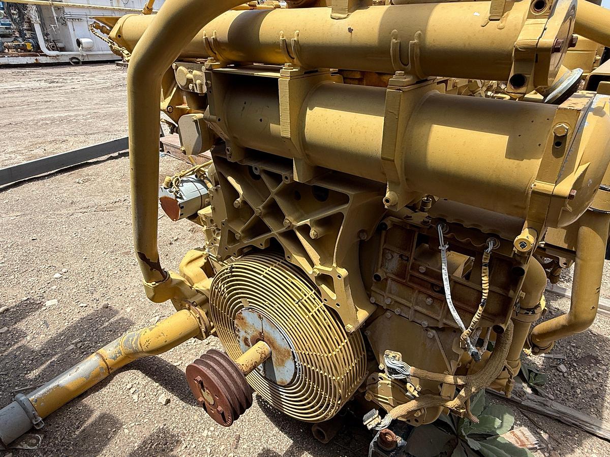 Used CATERPILLAR 3512 DRILLING MUD PUMP DIESEL ENGINE