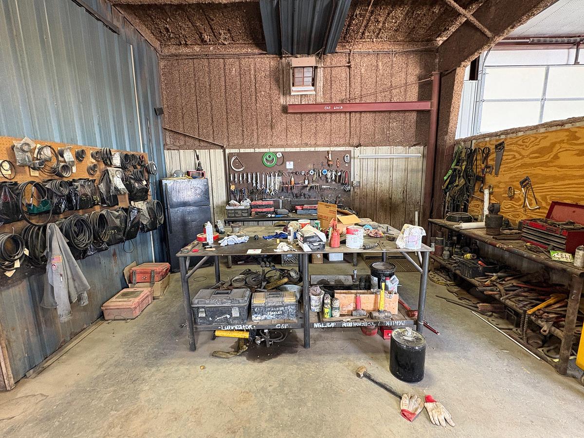 Used Large assortment of hand tools located in shop