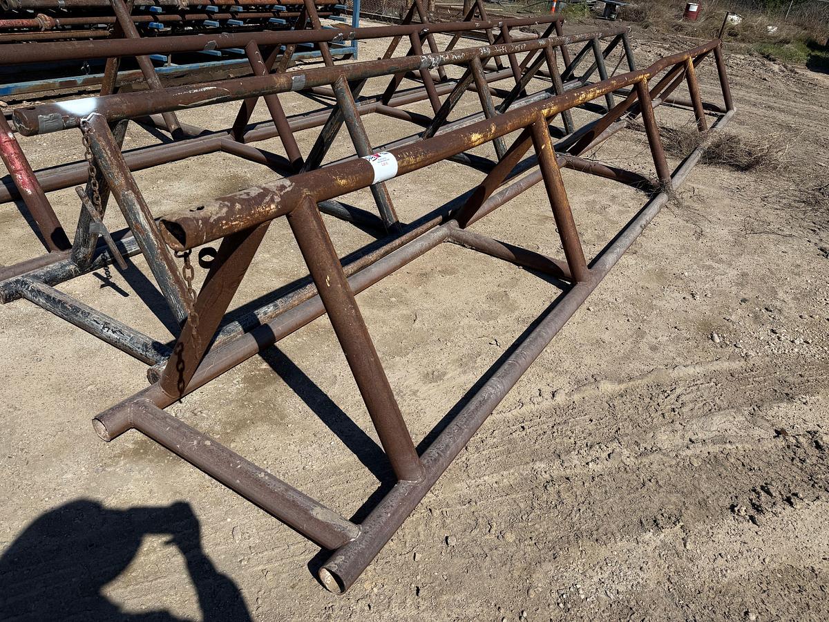 Used (2 X $) 30’L X 36”H TRIANGULAR PIPE RACKS