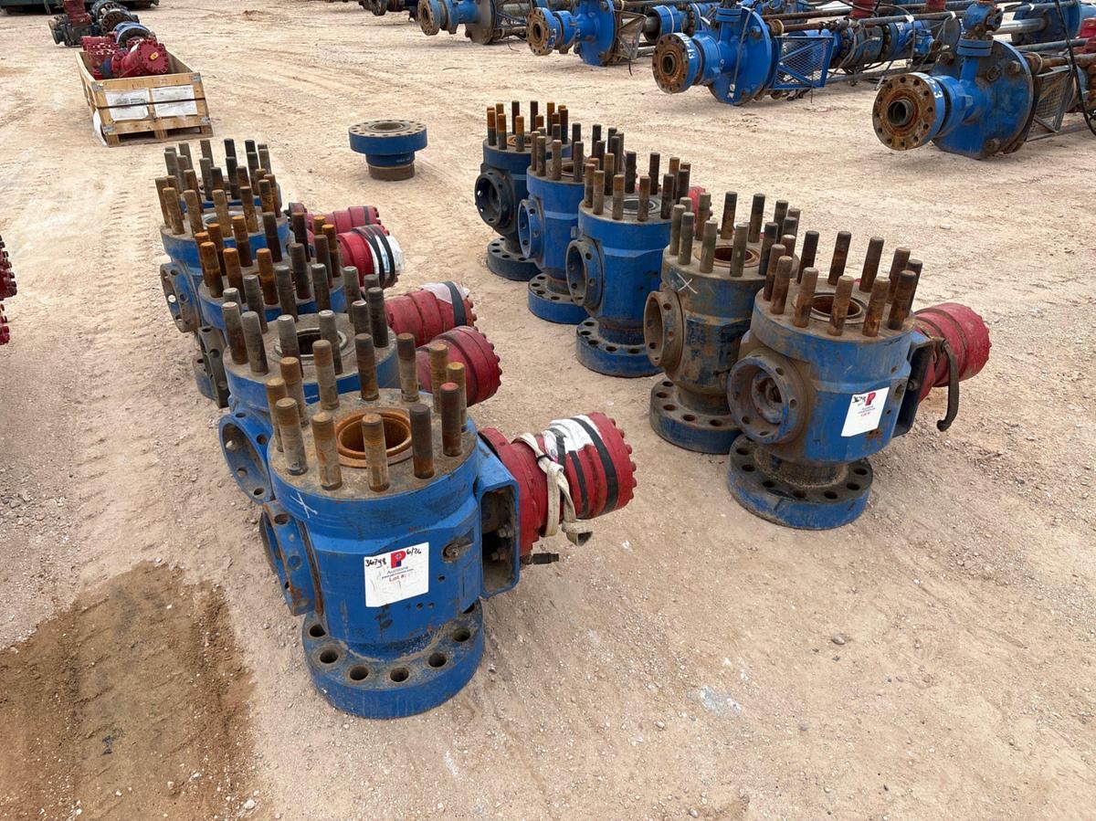Used (10x$) 5” 15k hydraulic ball valves