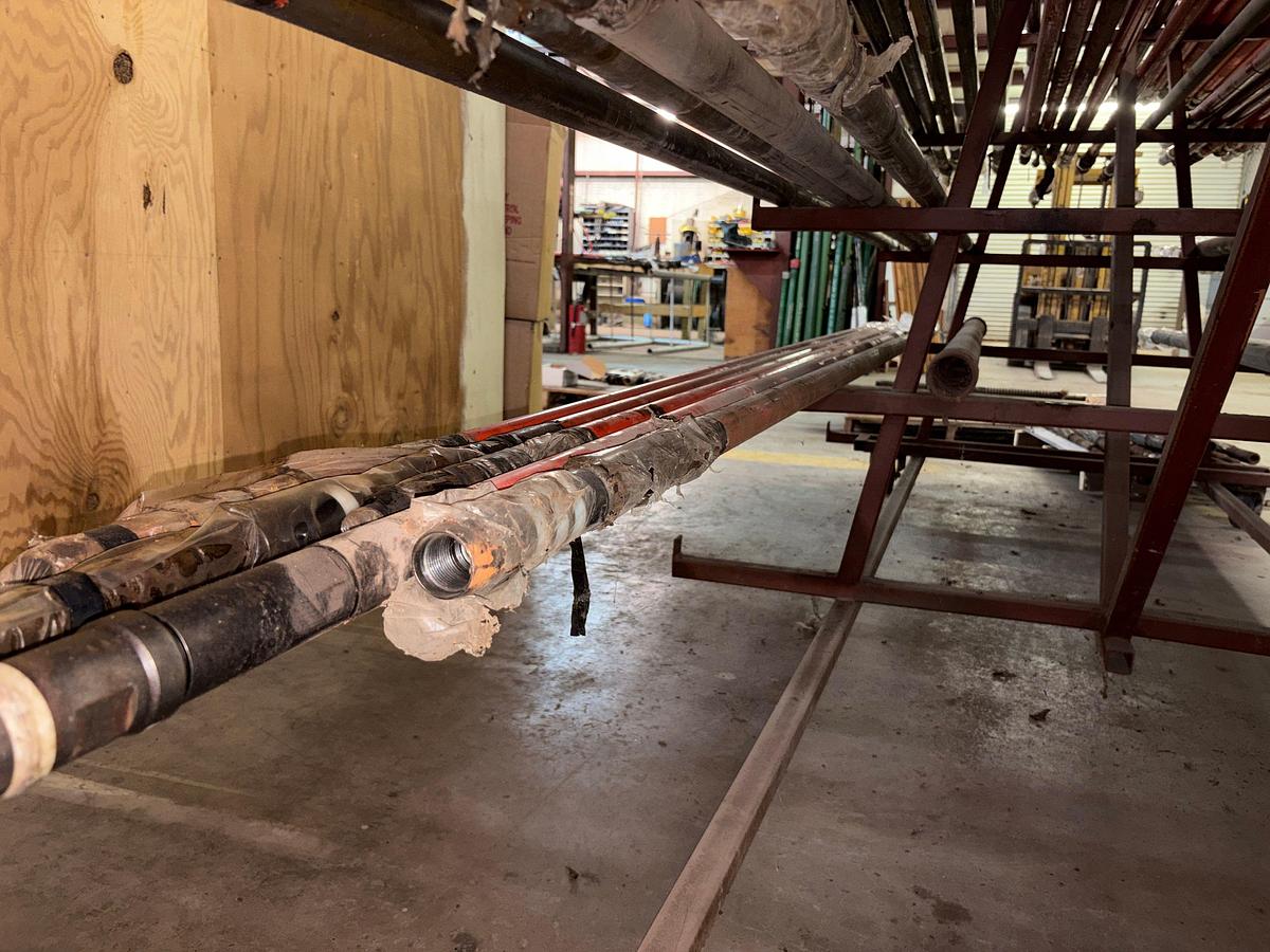 Used 2” x 1-1/2” x 10’ 20WD flexrite ring, CS parts rod
