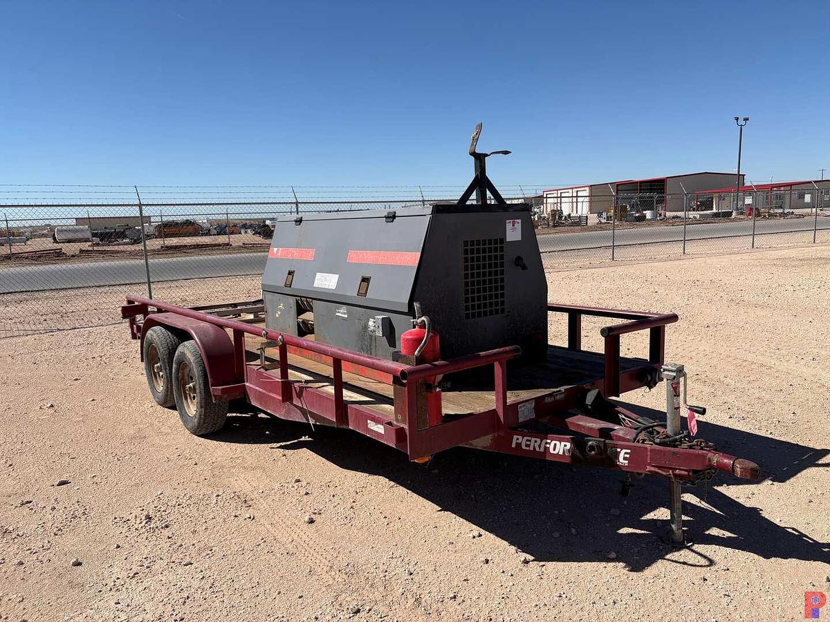 Used 2015 PARKER TRAILERS 16’ X 6’ T/A BUMPER PULL 20KW GENERATOR TRAILER