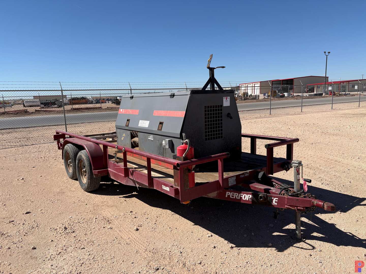 Used 2015 PARKER TRAILERS 16’ X 6’ T/A BUMPER PULL 20KW GENERATOR TRAILER