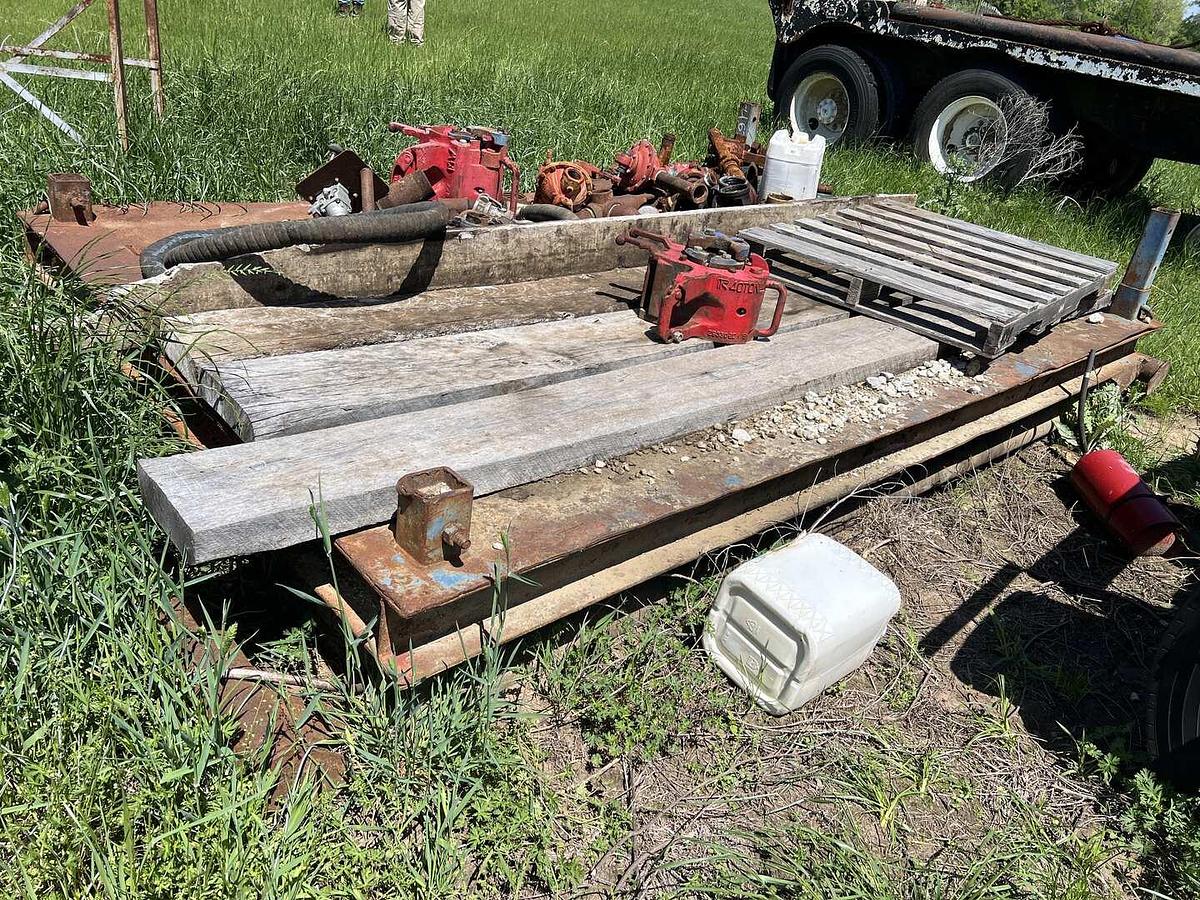 Used 8' X 12' SKID W/CONTENTS