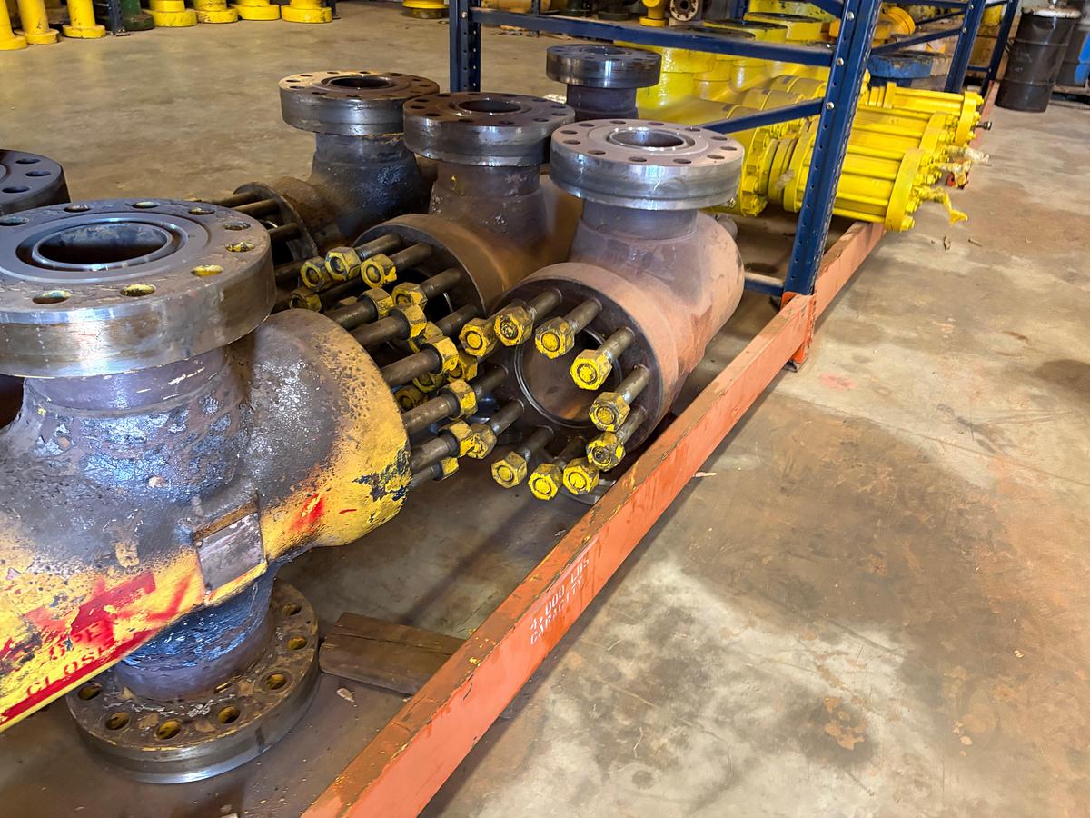 Used (6x$) 5-1/8” 10K gate valves, incomplete