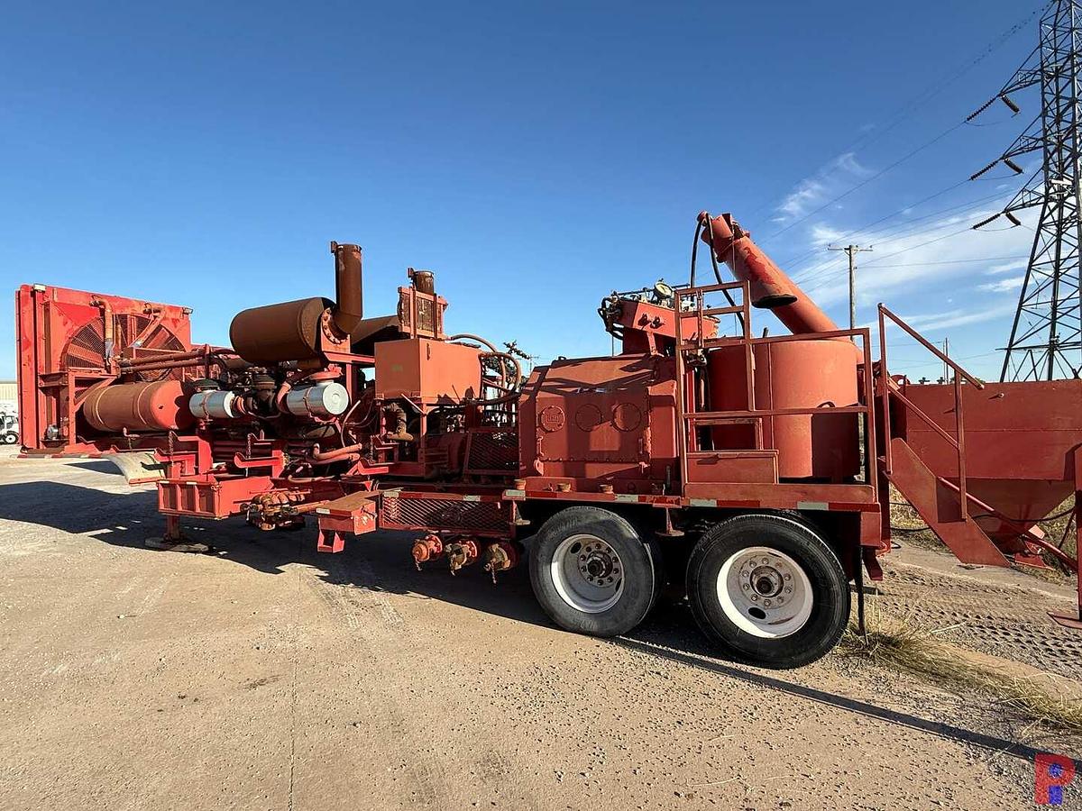 Used SPM 2,000 HP TRIPLEX ACID PUMP P/B DETROIT 16V149TTIA ON T/A TRAILER
