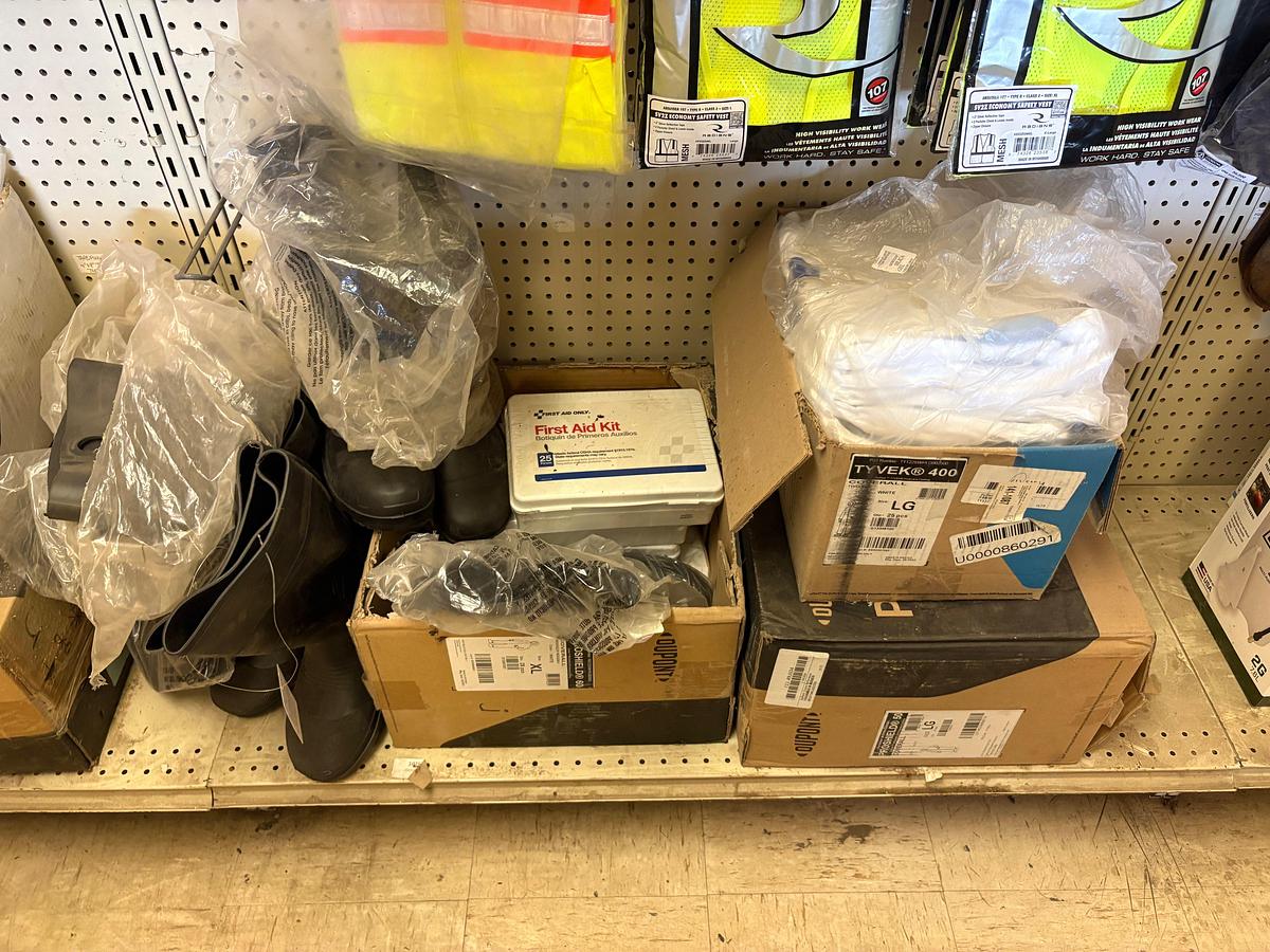 Used Lot of assorted PPE & safety equipment