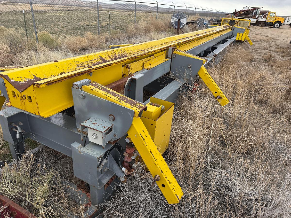 Used NORTH RIG C4S 30’H HYDRAULIC CATWALK PIPE HANDLER SKIDDED P/B YANMAR DIESEL ENGINE
