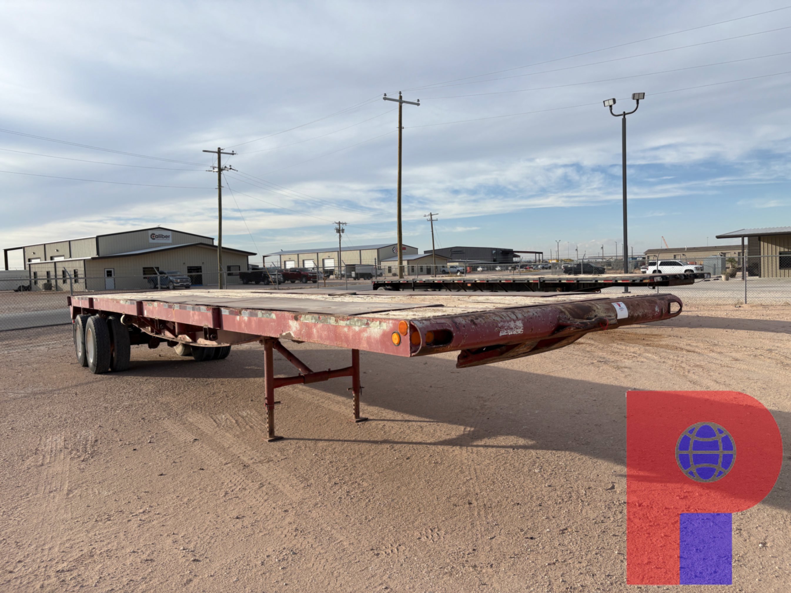 Used SHOPBUILT 40’ X 102” T/A FLATBED TRAILER