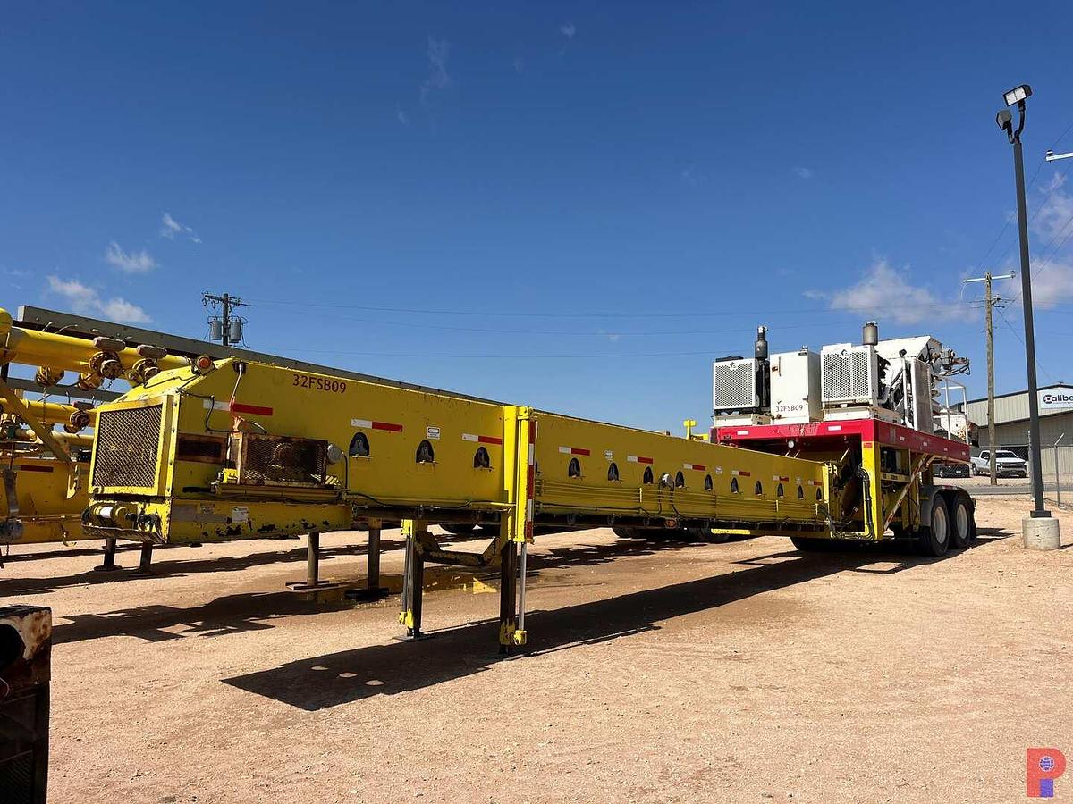 Used 2011 KEYSTONE OILFIELD FABRICATION STB-36 SINGLE BELT T/A SAND CONVEYOR TRAILER