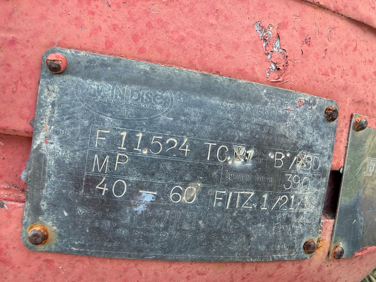 Used TWIN DISC F-11524-TC-1 TORQUE CONVERTER
