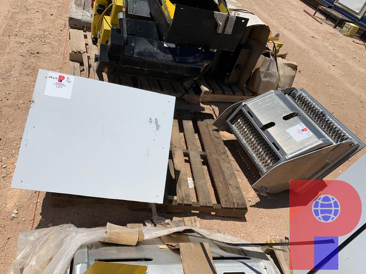 Used (10) ALUMINUM STEPS