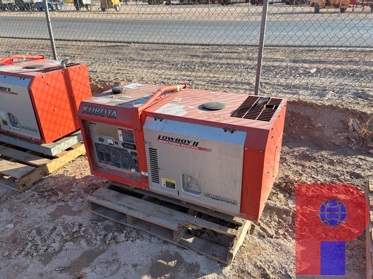Used KUBOTA LOWBOY II GL11000 10KW DIESEL ENGINE GENERATOR