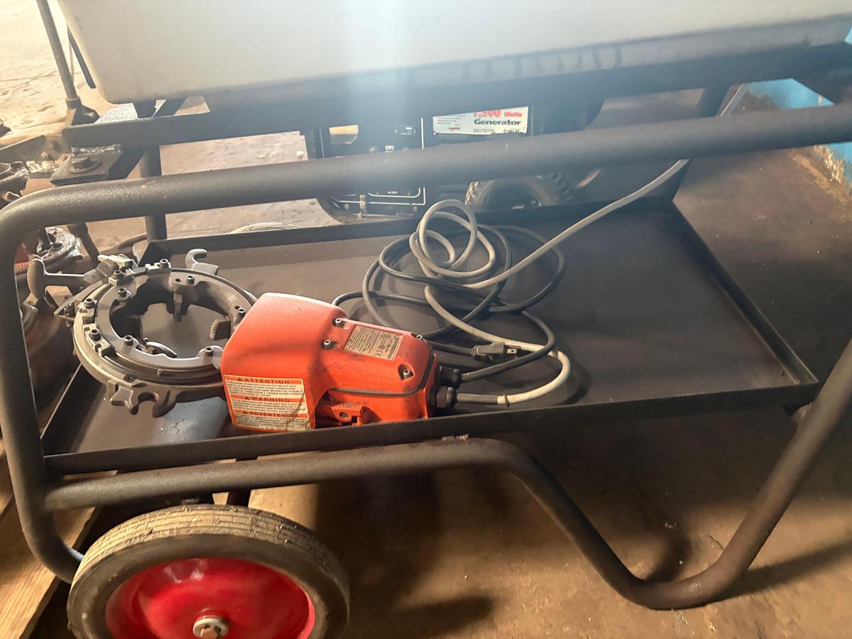 Used Rothenberger supertronic 4se-at portable pipe threading machine