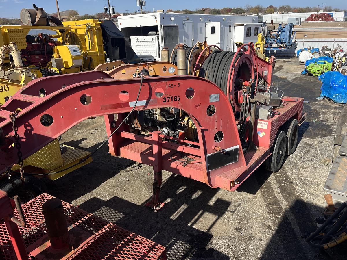Used 2010 VENTURETECH XK-90 POWER SWIVEL MTD. T/A GOOSENECK TRAILER
