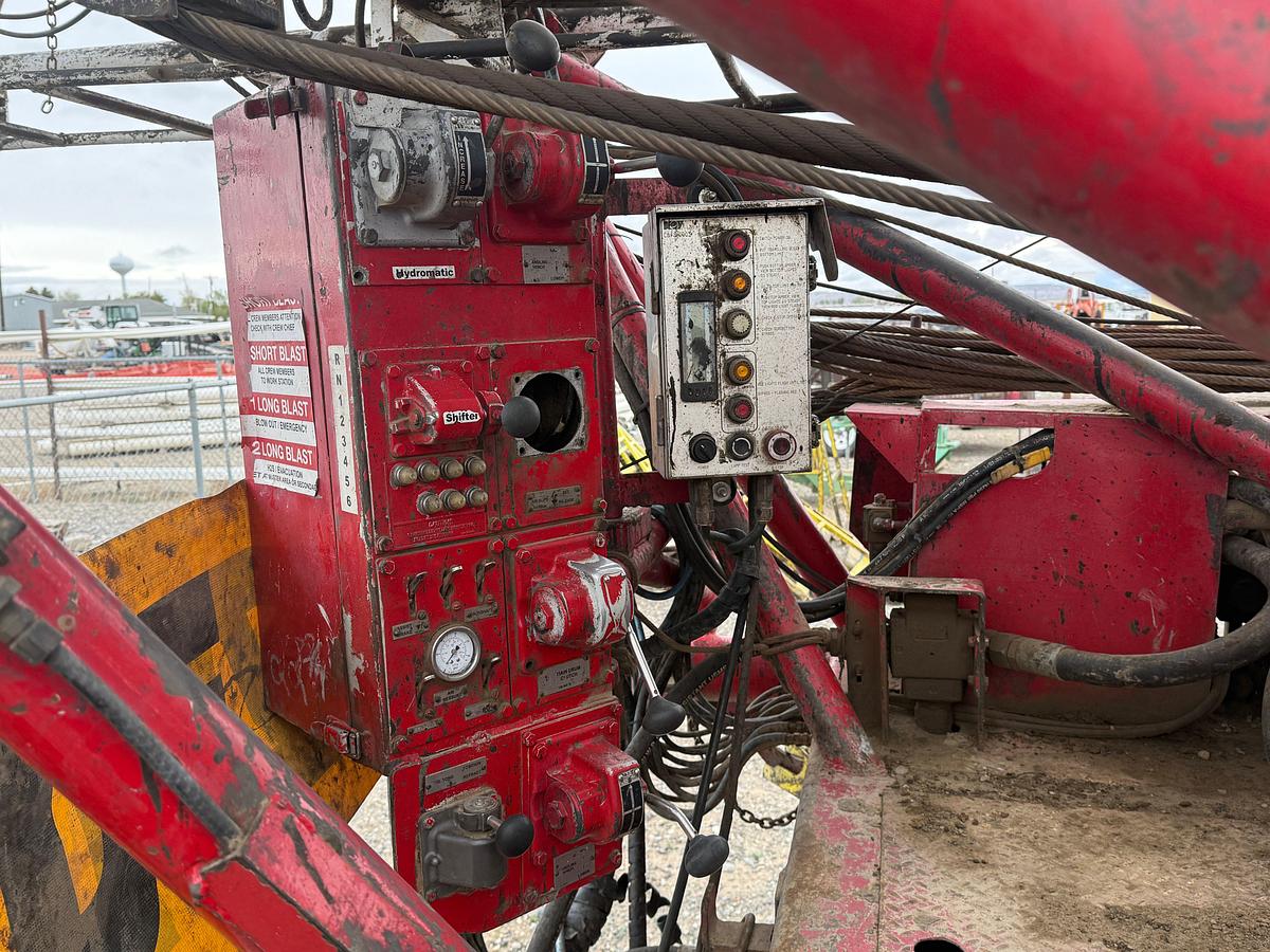 Used 1979 FRANKS EXPLORER III 1287/160 DTD-HT 96’-215K 4-AXLE WELL SERVICE WORKOVER RIG