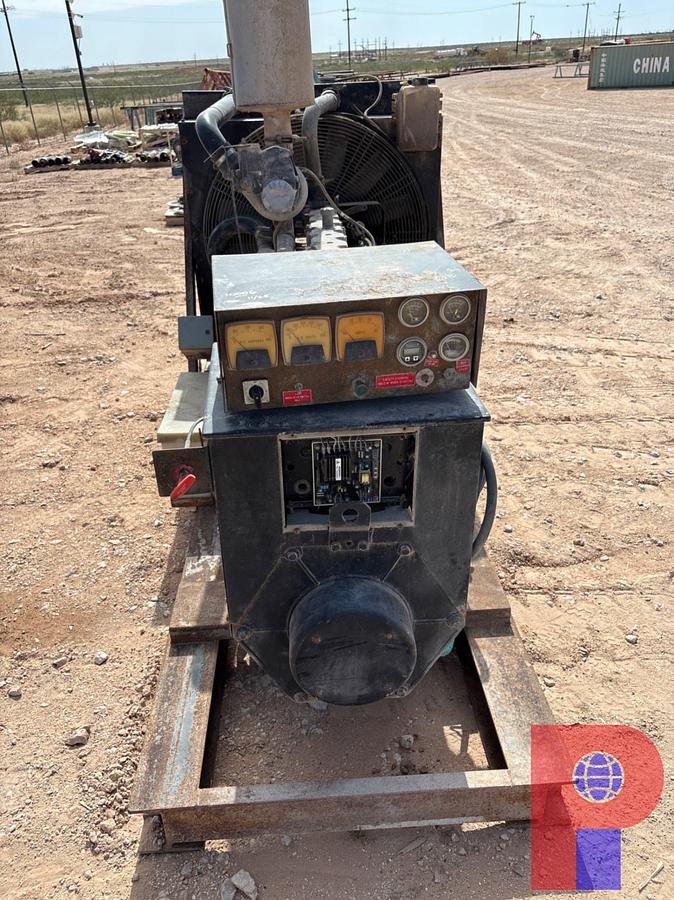 Used NEWAGE 180KW GENERATOR P/B: JOHN DEERE DIESEL ENGINE