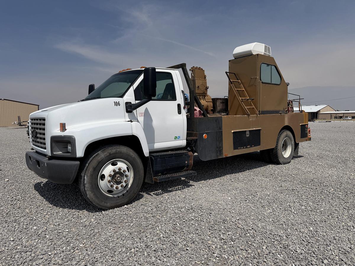Used 2008 CHEVROLET HYDROTEST FLATBED TRUCK