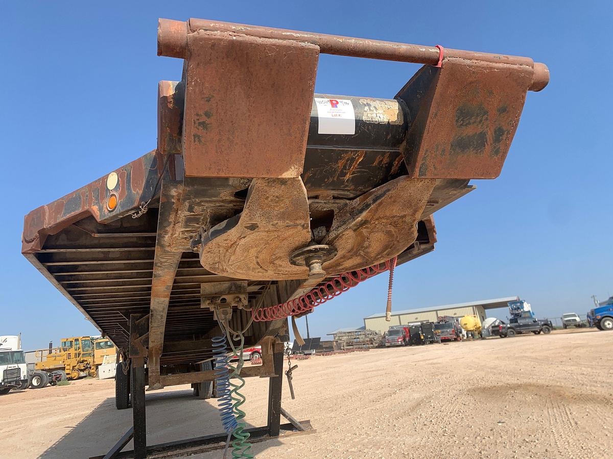 Used Dynaweld 46’ x 102” t/a flatbed trailer