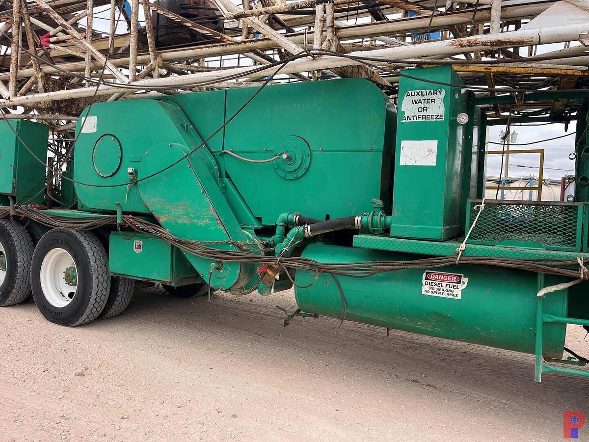Used FRANKS 1287/160 BACK IN WELL SERVICE RIG MTD ON 4-AXLE CARRIER