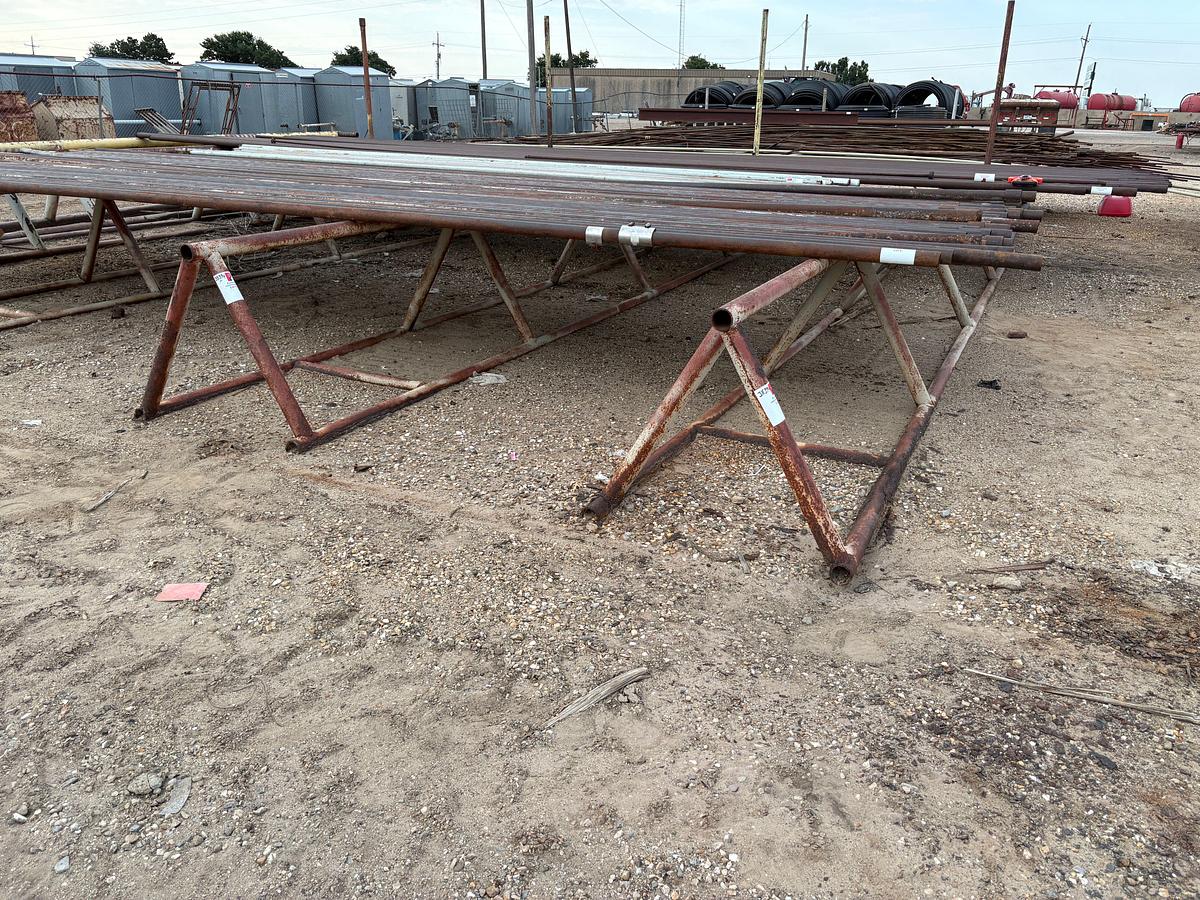 Used (2x$) 25’ x 36” triangle pipe racks