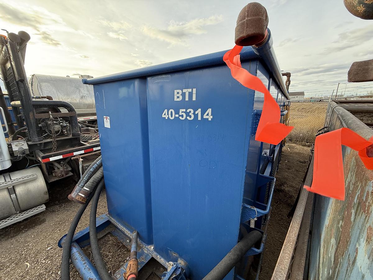 Used 18’L X 6’W X 6’H 2-COMP REVERSE PIT W/ CATWALK, GAS BUSTER, HOSE RACKS,