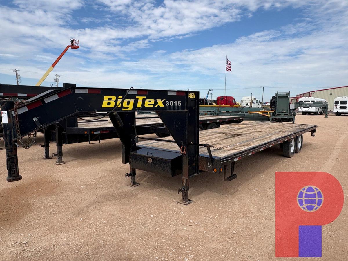 Used 2012 BIG TEX 26’ X 102” T/A GOOSENECK TRAILER
