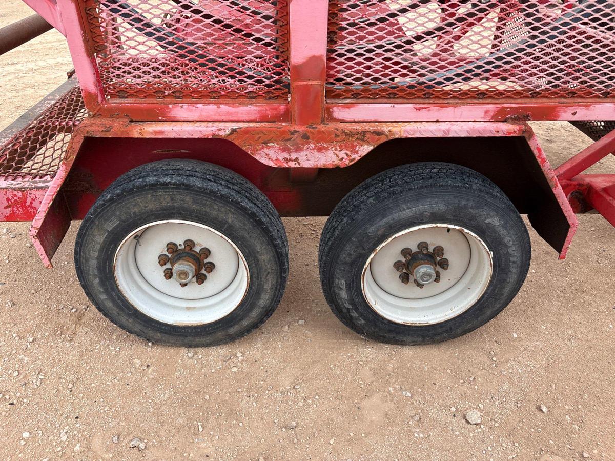 Used 2014 TLR WELDING T/A GOOSENECK REEL TRAILER
