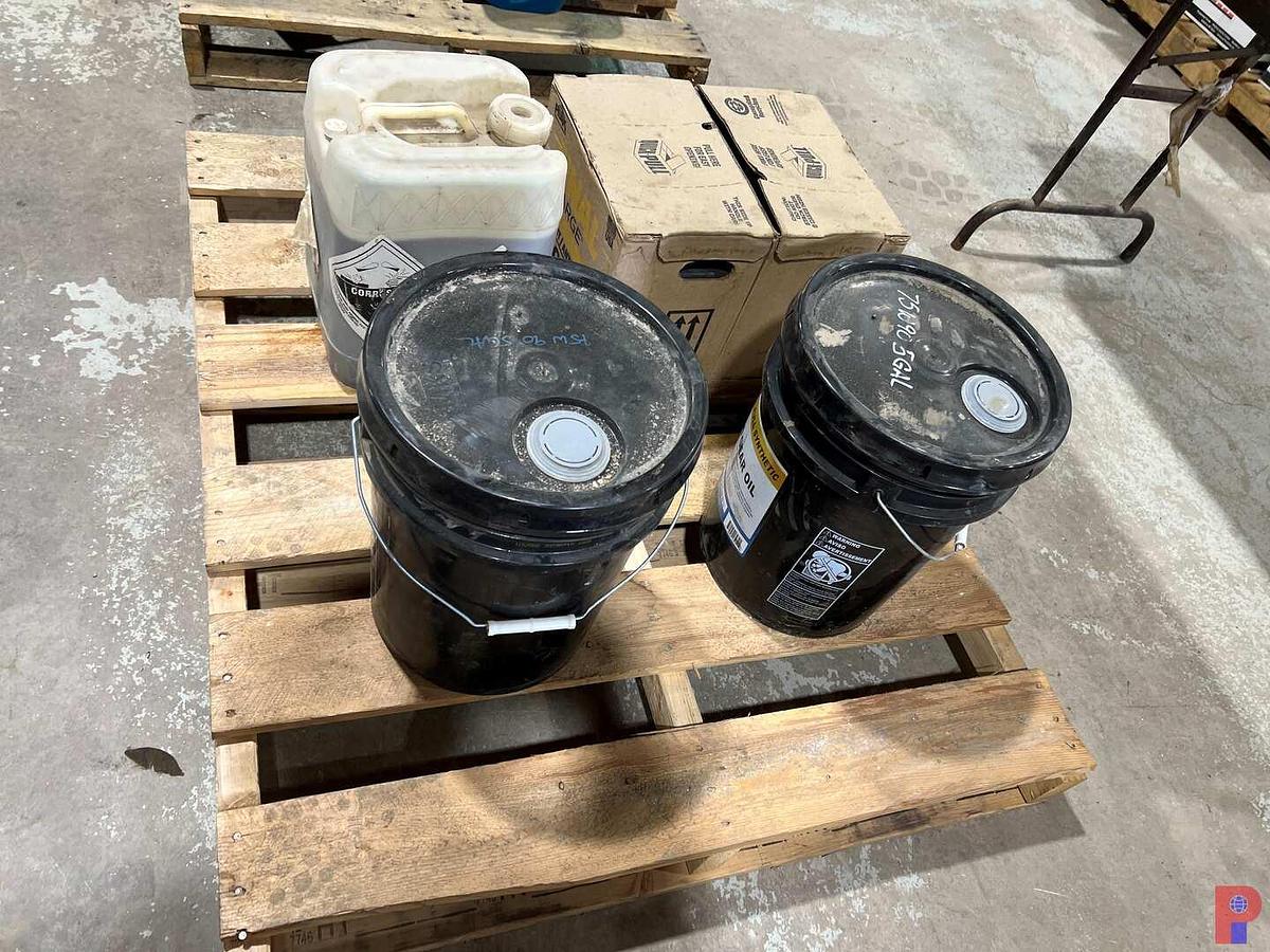 Used 3 PALLETS OF LANDING GEAR HANDLES, TARPS, GAUGES, BATTTERY CHARGERS, & SEE DETAILS