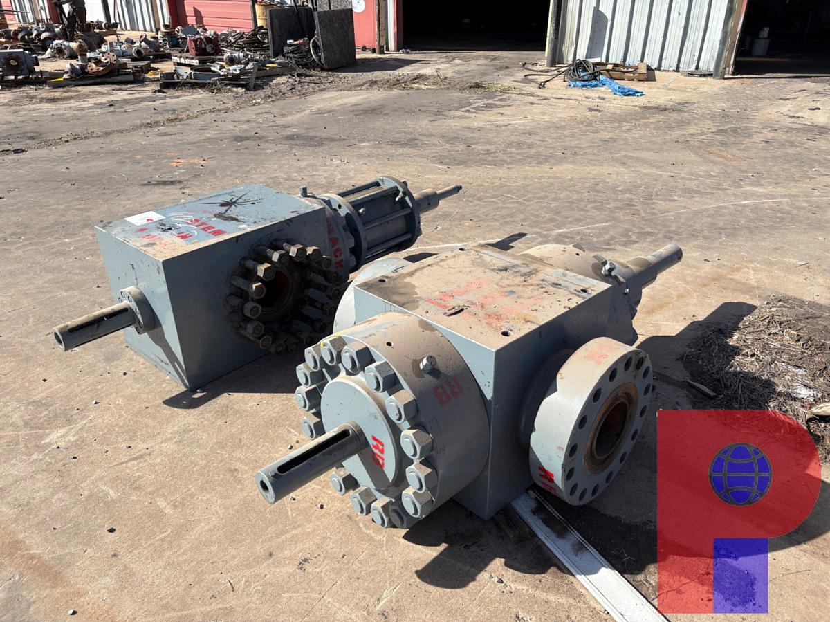 Used (2X$) 7-1/16” 15K FRAC VALVES W/ (1) HYDRAULIC ACTUATOR