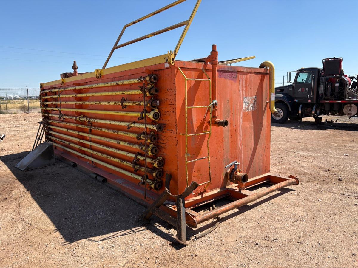 Used 22’ X 7’ X 6’ OPEN TOP FLUID TANK